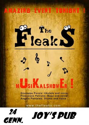 Gli eclettici THE FLEAKS in concerto