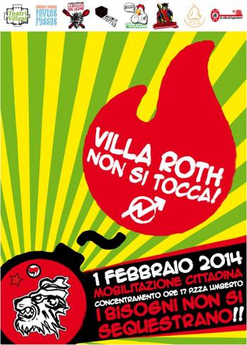 Manifestazione a Favore di Villa Roth