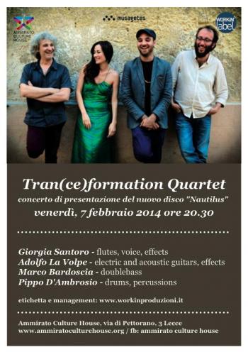 Concerto di presentazione - Tran(ce)formation Quartet "Nautilus"