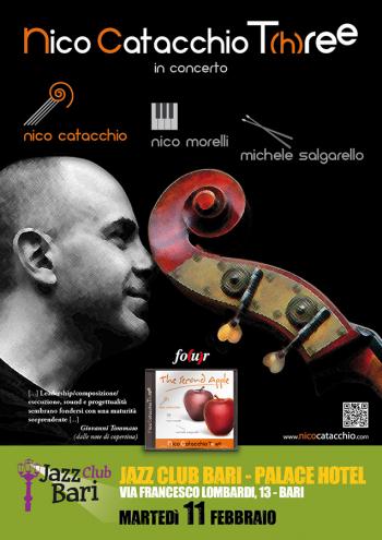 Nico Catacchio T(h)ree presenta il cd “The Second Apple”