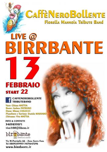 Dedicato a Fiorella Mannoia Caffe'NeroBollente Tribute Band