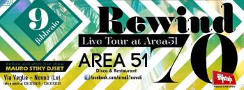AreaLive di domenica: una notte da ballare con i Rewind'70