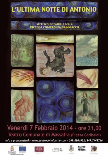 "L'ultima notte di Antonio" spettacolo teatrale