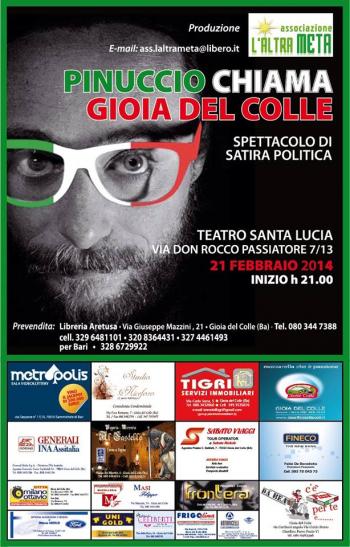 Pinuccio chiama Gioia del Colle