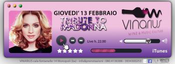 Giovedi 13 Febbraio sul palco del Vinarius la Tribute Band di Madonna Borderly