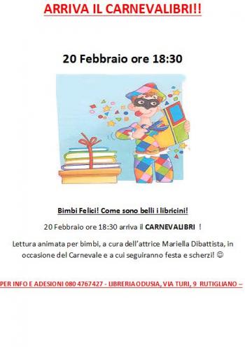 Carnevalibri, Letture e Scherzi in Maschera!
