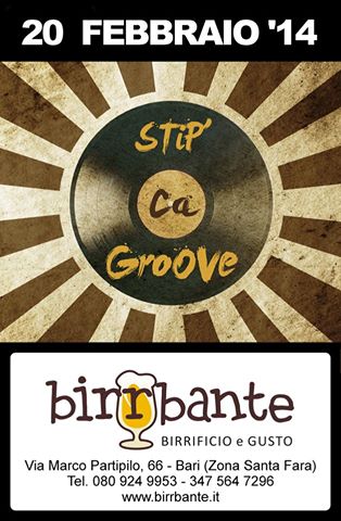 Birrbante live presenta: Stip' ca Groove