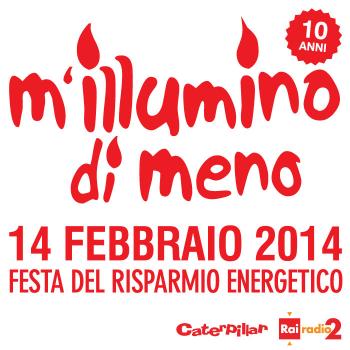 M'illumino di Meno nel giorno di San Valentino- Festa del Risparmio Energetico
