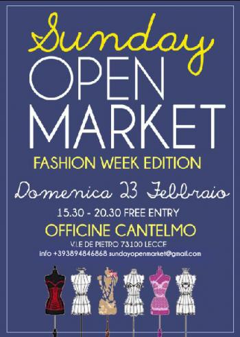 Sunday Open Market "Fashion Week Edition"