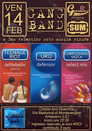 Gang Band.  Il San Valentino “protetto” del Guernica