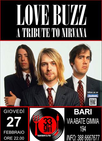 Love Buzz in concerto - a Tribute to Nirvana