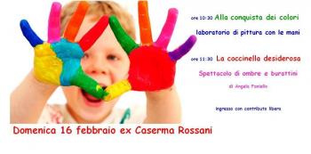Laboratorio di PITTURA per bambini : Ex Caserma Liberata dai piccoli