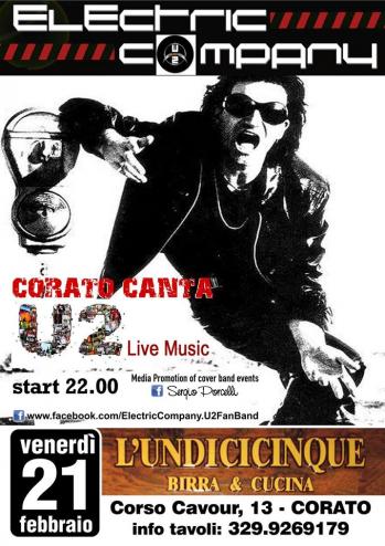 U2 live Music by Electric Company Fanband