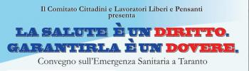 "La salute è un diritto. Garantirla è un dovere"