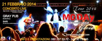 Modày: Tribute Band Modà live