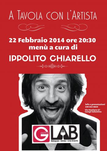 A Tavola con l'Artista:  Ippolito Chiarello