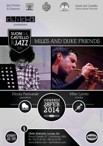 Suoni dal Castello in Jazz - "Miles & Duke Friends" - Mike Lovito e Nicola Pannarale
