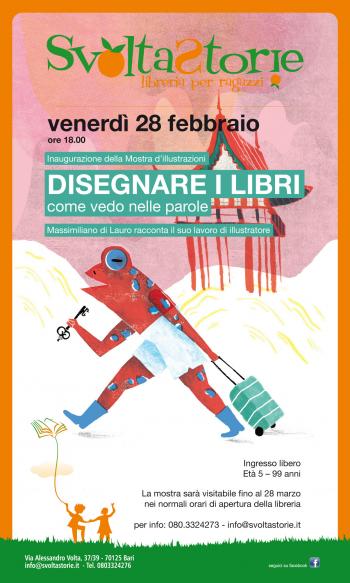 “Disegnare i libri: come vedo nelle figure”. Mostra di Illustrazioni di Massimiliano di Lauro