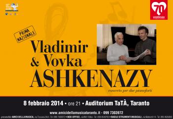 Vladimir e Vovka Ashkenazy - concerto per due pianoforti (prima nazionale)