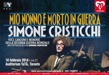Amici della Musica - Simone Cristicchi in Mio nonno è morto in guerra