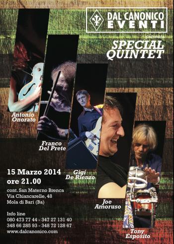 Onorato, Esposito, Amoruso, De  Rienzo, Del Prete Special Quintet