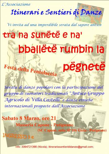 Tra nà sunatë e nà bballatë spasciam la pëgnetë - Festa della Pentolaccia!!!