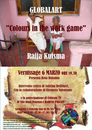 “I colori nel gioco del lavoro – colours in the work game”