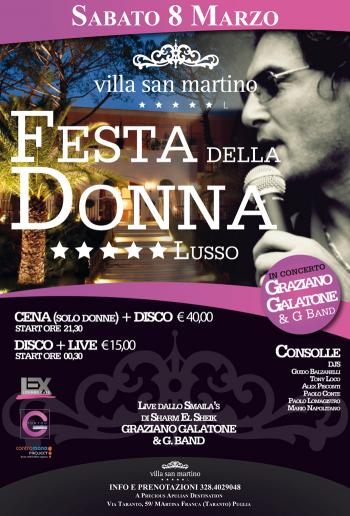 La festa della donna con Graziano Galatone