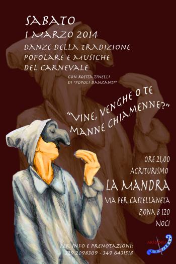 Vine, venghe o te manne chiamenne? - Danze della tradizione popolare e musiche del Carnevale