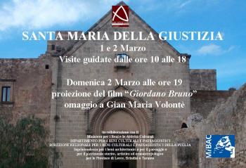 Apertura Santa Maria della Giustizia