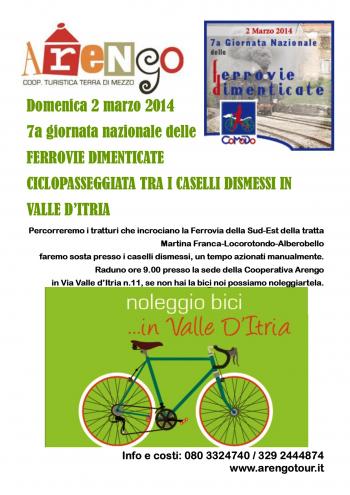 Ciclopasseggiata tra i caselli dismessi in Valle d’Itria