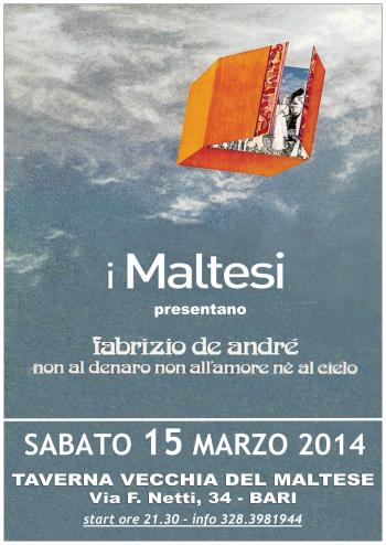 Non al denaro non all'amore nè al cielo - I Maltesi interpretano Fabrizio De André