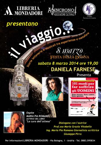 8 marzo in Libreria con Daniela Farnese e Maria Pia Romano