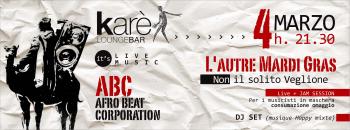 Martedì Grasso al Karè: tra live, jam session e dj set