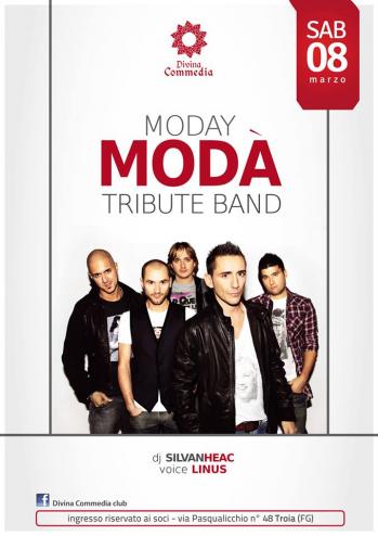 Appuntamento live con i Modày, Cover Band Modà