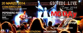 Cover Band Modà - MODA'Y live