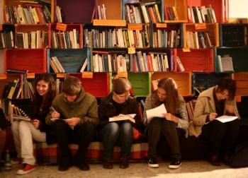 Inaugurazione della libreria sociale Pavloss Fyssas
