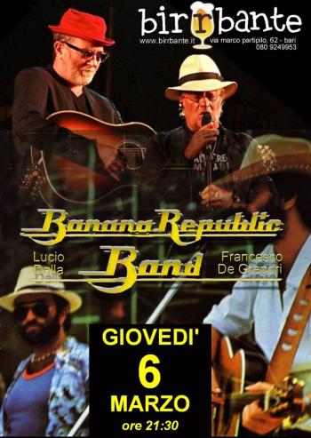 Live Presenta: Banana Republic Band-Lucio Dalla & Francesco de Gregori