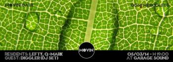 MOVIN DATE + guest DIGGLER DJ set