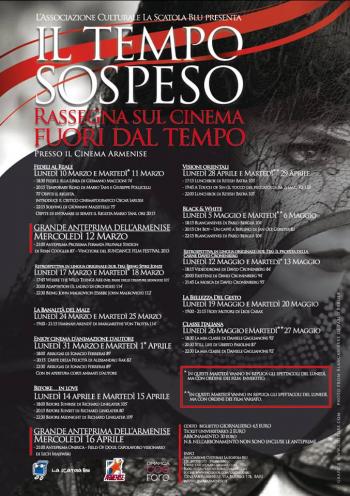 Il Tempo Sospeso: rassegna sul cinema fuori dal Tempo.