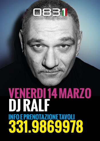 Special Event: dj Ralf
