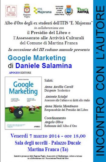 Presentazione del libro Google Marketing di Daniela Salamina
