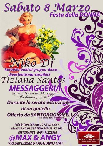 Festa della Donna: ballando e cantando e dopo le 24 disco