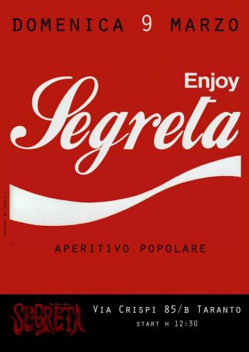Enjoy Segreta. Aperitivo popolare