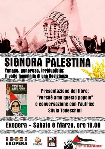 Signora Palestina: appuntamento con Silvia Todeschini