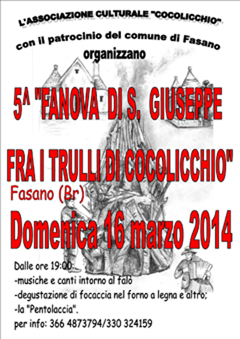 5^ "Fanove di  S. Giuseppe fra i trulli di Cocolicchio"
