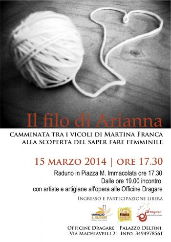 Il filo di Arianna - camminata tra i vicoli di Martina Franca alla scoperta del saper fare femminile