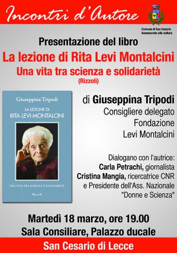 Presentazione del libro "La lezione di Rita Levi- Montalcini" (Rizzoli)