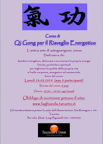 Corso di Qi Gong per il Risveglio Energetico (Longevity) - L'antica arte di autoguarigione cinese