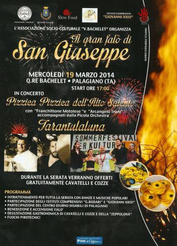 Gran Falò di San Giuseppe - Annullato per lutto cittadino